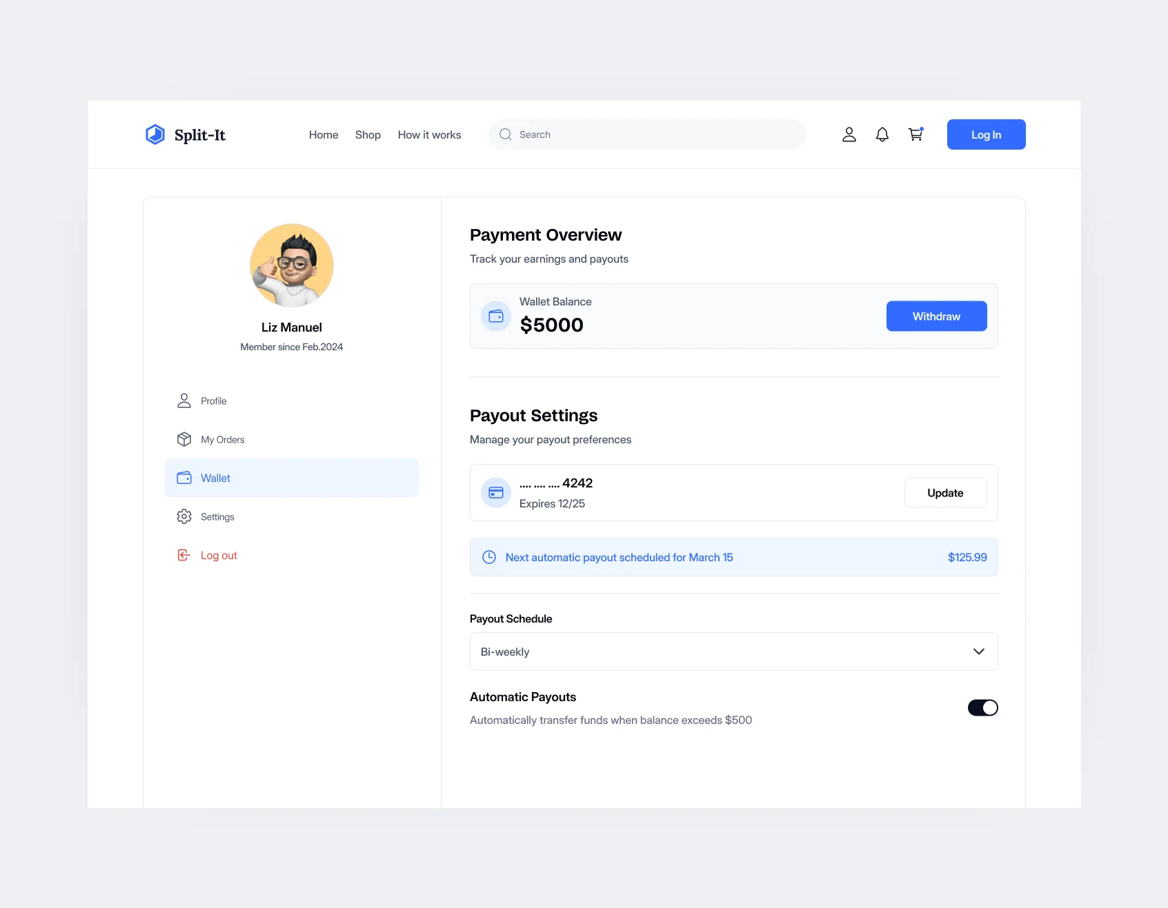 User Wallet